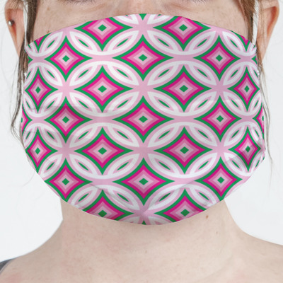 Linked Circles & Diamonds Face Mask Cover (Personalized)