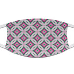 Linked Circles & Diamonds Cloth Face Mask (T-Shirt Fabric)