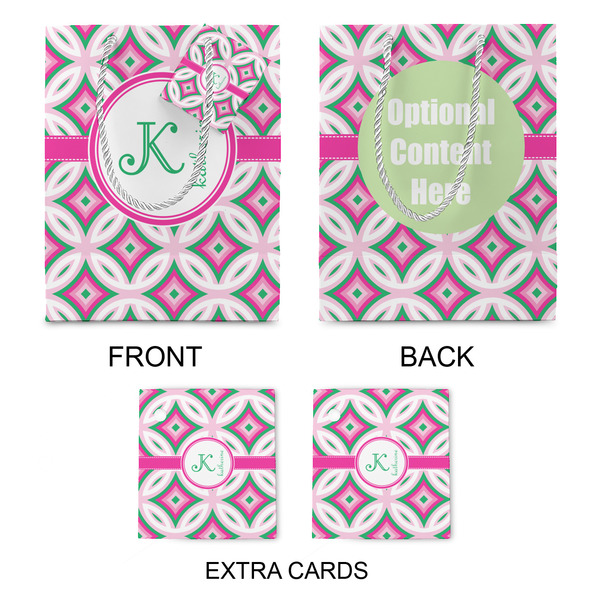 Linked Circles & Diamonds Medium Gift Bag - Approval