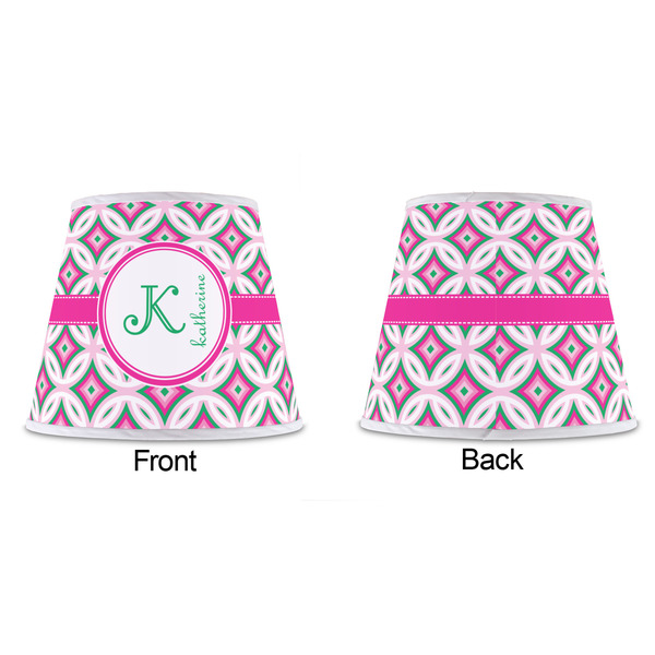 Linked Circles & Diamonds Poly Film Empire Lampshade - Approval