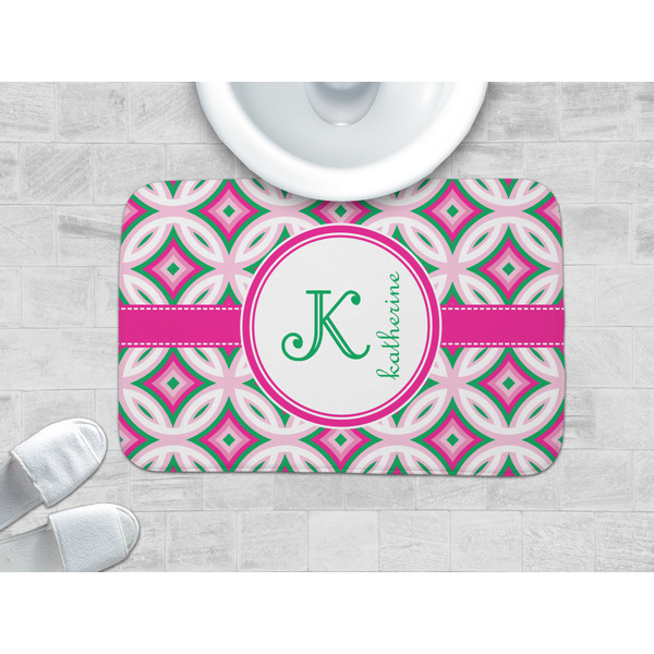 Linked Circles & Diamonds Memory Foam Bath Mat - LIFESTYLE 34x21