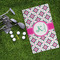 Linked Circles & Diamonds Microfiber Golf Towels - LIFESTYLE