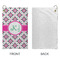 Linked Circles & Diamonds Microfiber Golf Towels - Small - APPROVAL
