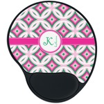 Linked Circles & Diamonds Mouse Pad with Wrist Support