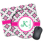 Linked Circles & Diamonds Mouse Pad (Personalized)