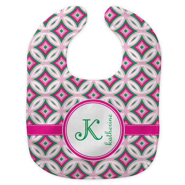 Linked Circles & Diamonds New Bib Flat Approval