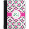 Linked Circles & Diamonds Padfolio Clipboards - Small - FRONT