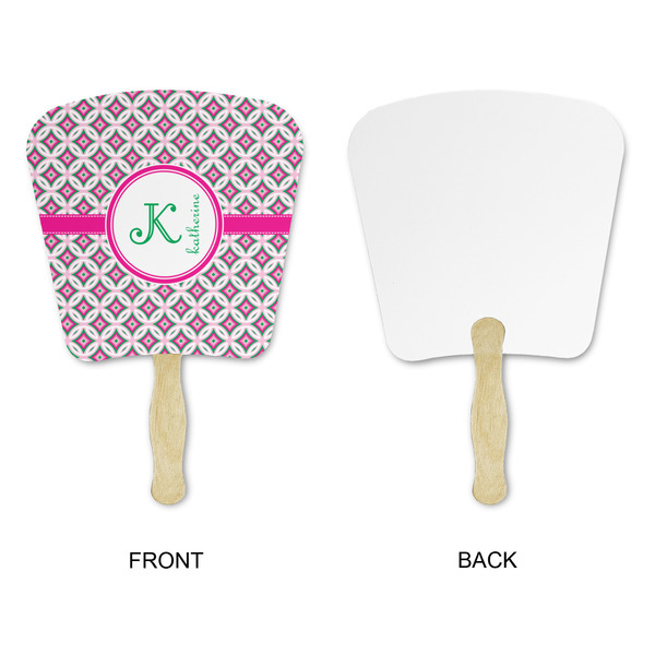 Linked Circles & Diamonds Paper Fans - Approval