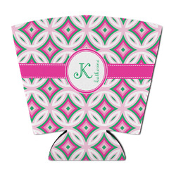 Linked Circles & Diamonds Party Cup Sleeve - with Bottom (Personalized)