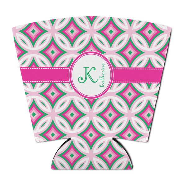 Linked Circles & Diamonds Party Cup Sleeves - with bottom - FRONT