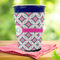Linked Circles & Diamonds Party Cup Sleeves - with bottom - Lifestyle