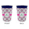 Linked Circles & Diamonds Party Cup Sleeves - without bottom - Approval