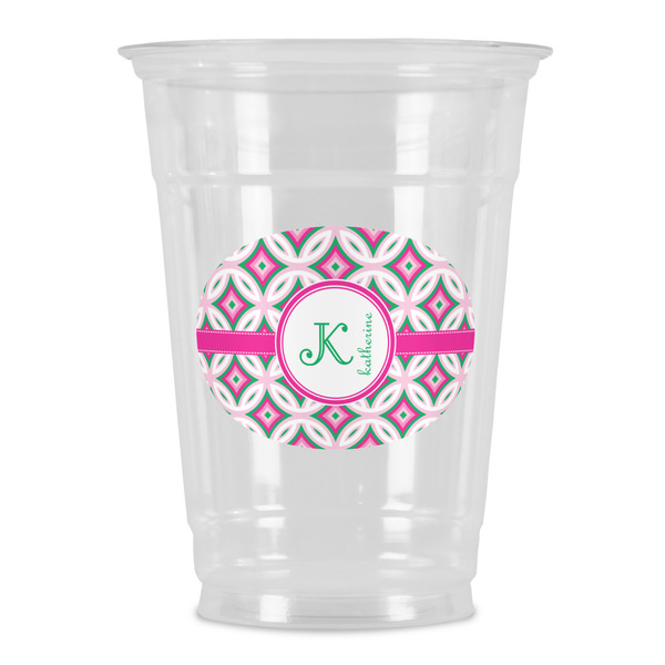 Custom Linked Circles & Diamonds Party Cups - 16oz (Personalized)