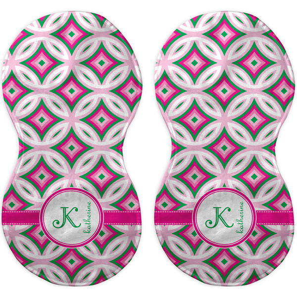 Linked Circles & Diamonds Peanut Shaped Burps - Approval