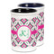 Linked Circles & Diamonds Ceramic Pencil Holder - Large