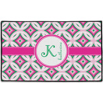 Linked Circles & Diamonds Door Mat - 60"x36" (Personalized)