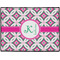 Linked Circles & Diamonds Personalized Door Mat - 24x18 (APPROVAL)
