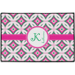 Linked Circles & Diamonds Door Mat - 36"x24" (Personalized)