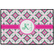 Linked Circles & Diamonds Personalized Door Mat - 36x24 (APPROVAL)