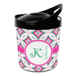 Linked Circles & Diamonds Plastic Ice Bucket (Personalized)