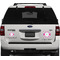 Linked Circles & Diamonds Personalized Square Car Magnets on Ford Explorer