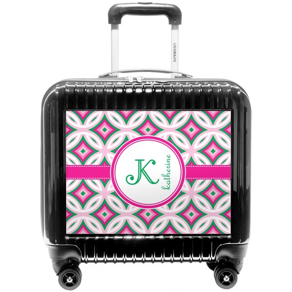 Custom Linked Circles & Diamonds Pilot / Flight Suitcase (Personalized)