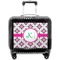 Linked Circles & Diamonds Pilot Bag Luggage with Wheels