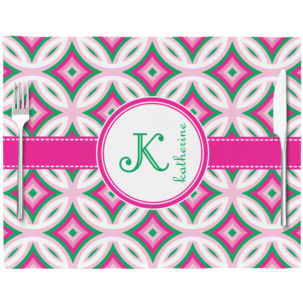 Linked Circles & Diamonds Placemat with Props