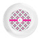 Linked Circles & Diamonds Plastic Party Dinner Plates - Approval