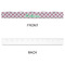 Linked Circles & Diamonds Plastic Ruler - 12" - APPROVAL