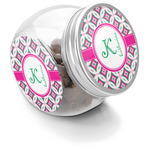 Linked Circles & Diamonds Puppy Treat Jar (Personalized)