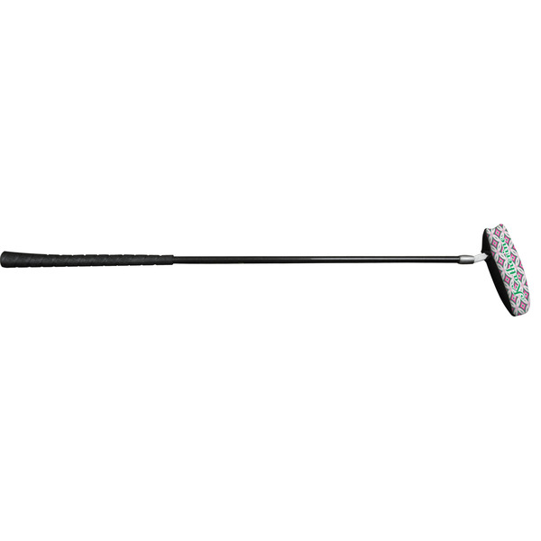 Linked Circles & Diamonds Putter Cover (In Use)