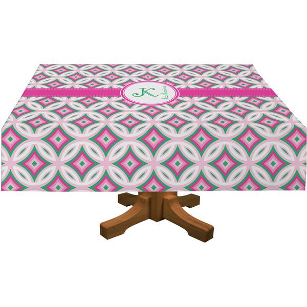 Linked Circles & Diamonds Rectangular Tablecloths (Personalized)