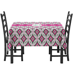 Linked Circles & Diamonds Tablecloth (Personalized)