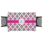 Linked Circles & Diamonds Tablecloth - 58"x58" (Personalized)