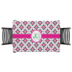 Linked Circles & Diamonds Tablecloth - 58"x58" (Personalized)