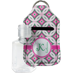 Linked Circles & Diamonds Hand Sanitizer & Keychain Holder (Personalized)