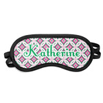 Linked Circles & Diamonds Sleeping Eye Mask (Personalized)