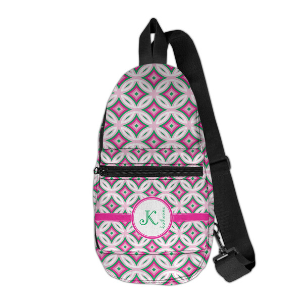 Custom Linked Circles & Diamonds Sling Bag (Personalized)