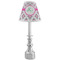 Linked Circles & Diamonds Small Chandelier Lamp - LIFESTYLE (on candle stick)