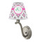Linked Circles & Diamonds Small Chandelier Lamp - LIFESTYLE (on wall lamp)