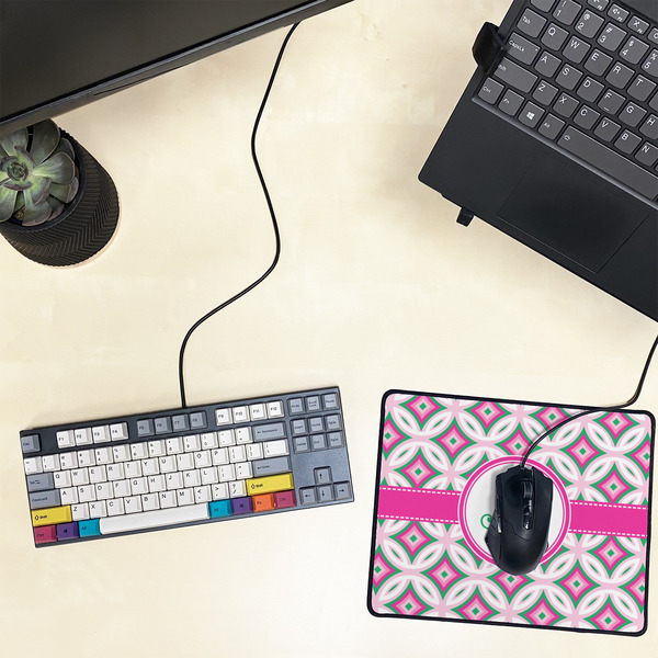 Linked Circles & Diamonds Small Gaming Mats - LIFESTYLE