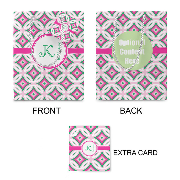 Linked Circles & Diamonds Small Gift Bag - Approval