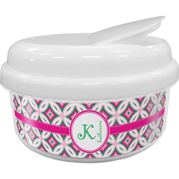 Custom Linked Circles & Diamonds Snack Container (Personalized)