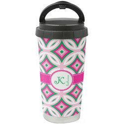 Linked Circles & Diamonds Stainless Steel Coffee Tumbler (Personalized)
