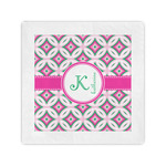 Linked Circles & Diamonds Cocktail Napkins (Personalized)