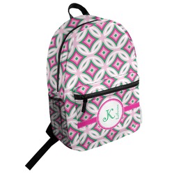 Linked Circles & Diamonds Student Backpack (Personalized)