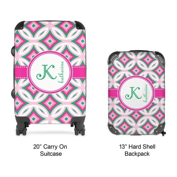 Linked Circles & Diamonds Suitcase Set 4 - APPROVAL