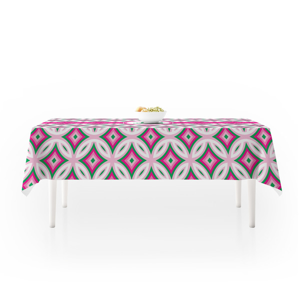 Linked Circles & Diamonds Tablecloths (58"x102") - MAIN