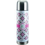 Linked Circles & Diamonds Stainless Steel Thermos (Personalized)